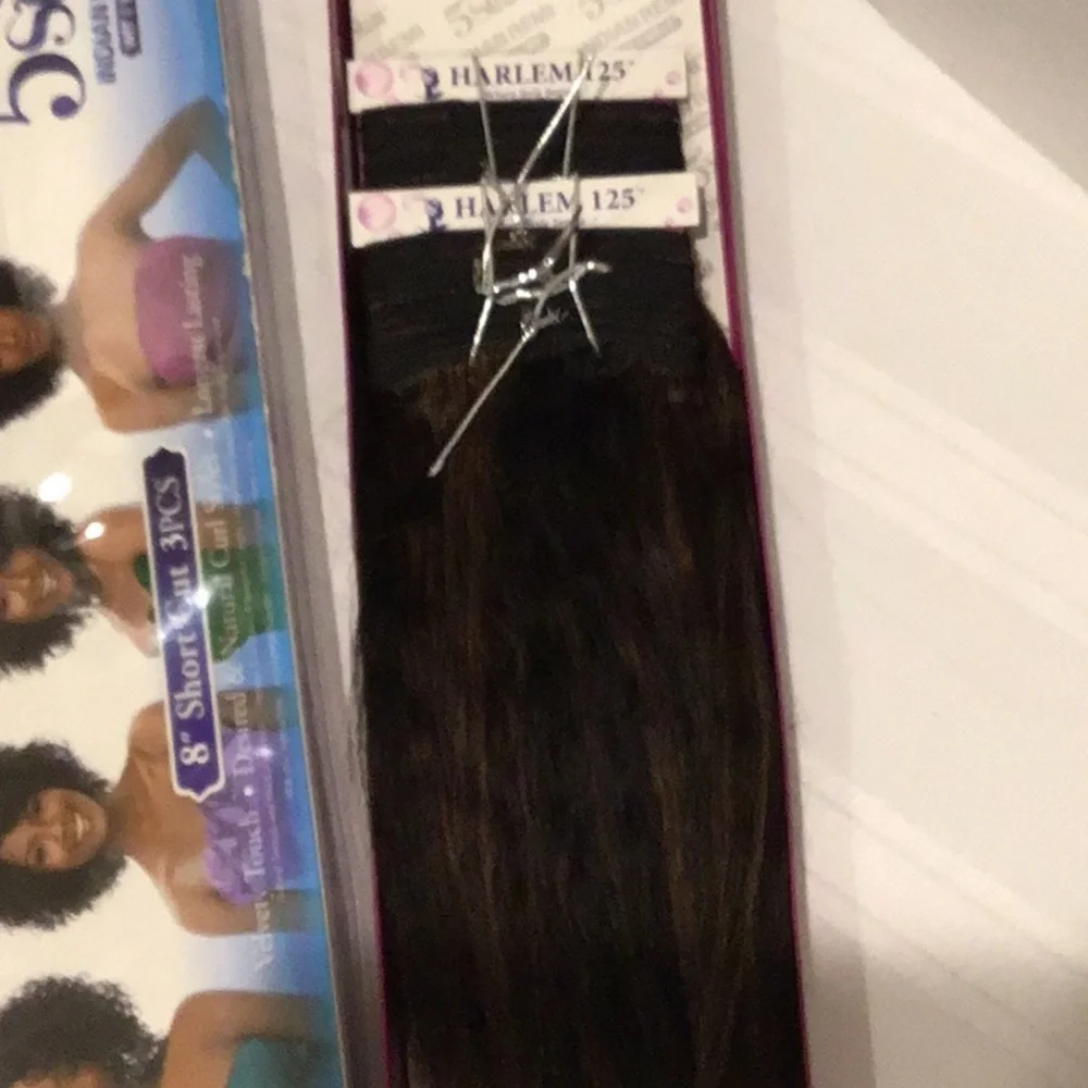 5 star Indian Remi 2 pcs Jerry curl 100% human hair Harlem 125 8” P1B/30